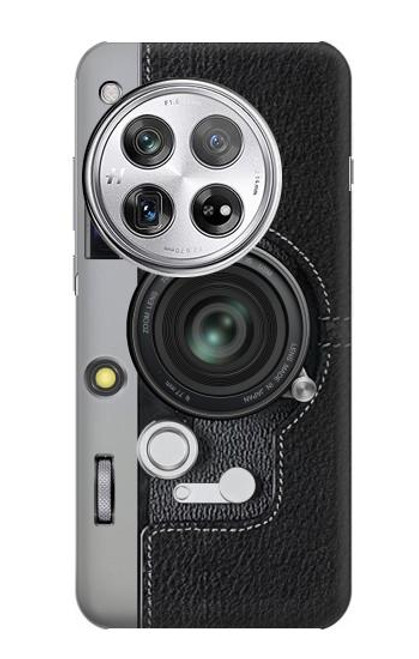 W3922 Impression graphique de l'obturateur de l'objectif de l'appareil photo Etui Coque Housse et Flip Housse Cuir pour OnePlus 12