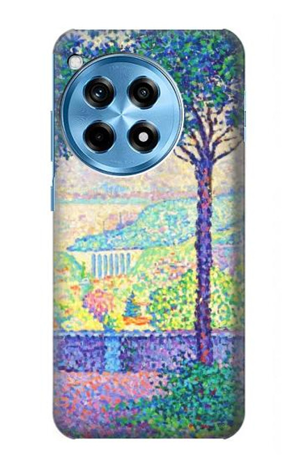 W3349 Paul Signac Terrasse de Meudon Etui Coque Housse et Flip Housse Cuir pour OnePlus 12R