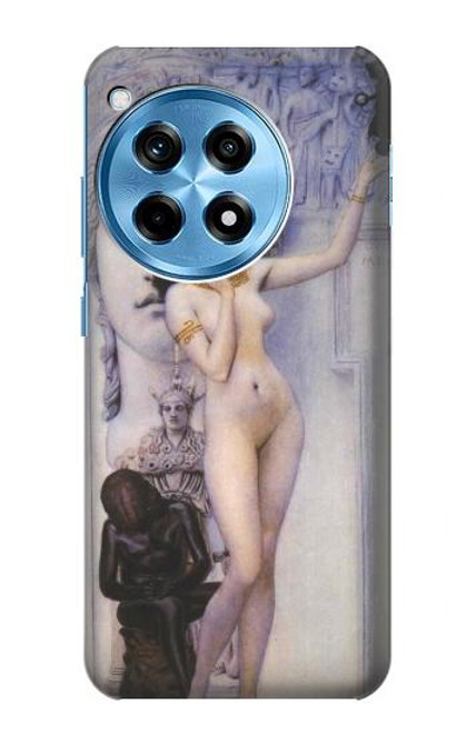 W3353 Gustav Klimt Allégorie de la sculpture Etui Coque Housse et Flip Housse Cuir pour OnePlus 12R