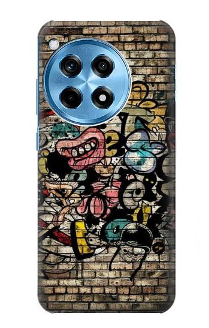 W3394 Graffiti mur Etui Coque Housse et Flip Housse Cuir pour OnePlus 12R