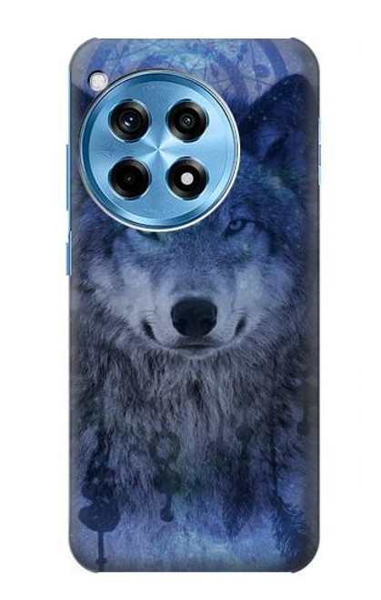 W3410 Loup Dream Catcher Etui Coque Housse et Flip Housse Cuir pour OnePlus 12R