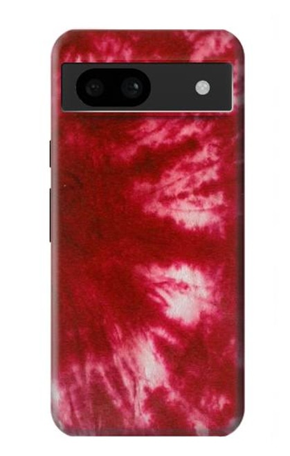 W2480 Tie dye rouge Etui Coque Housse et Flip Housse Cuir pour Google Pixel 8a