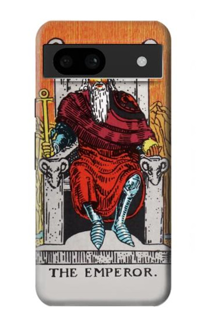 W2808 Carte Tarot L'Empereur Etui Coque Housse et Flip Housse Cuir pour Google Pixel 8a