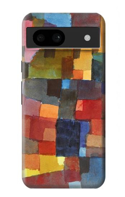 W3341 Paul Klee Raumarchitekturen Etui Coque Housse et Flip Housse Cuir pour Google Pixel 8a