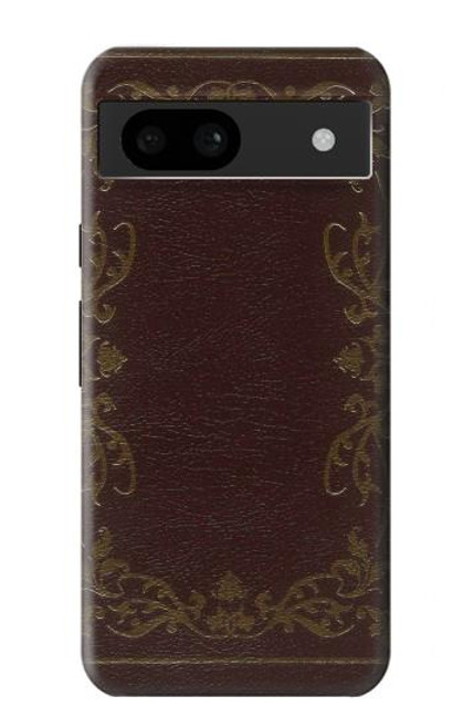 W3553 Couverture Livre millésimé Etui Coque Housse et Flip Housse Cuir pour Google Pixel 8a