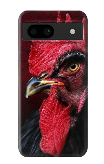 W3797 Poulet Coq Etui Coque Housse et Flip Housse Cuir pour Google Pixel 8a