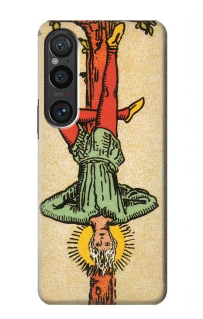 W3377 Carte Tarot Pendu Etui Coque Housse et Flip Housse Cuir pour Sony Xperia 1 VI