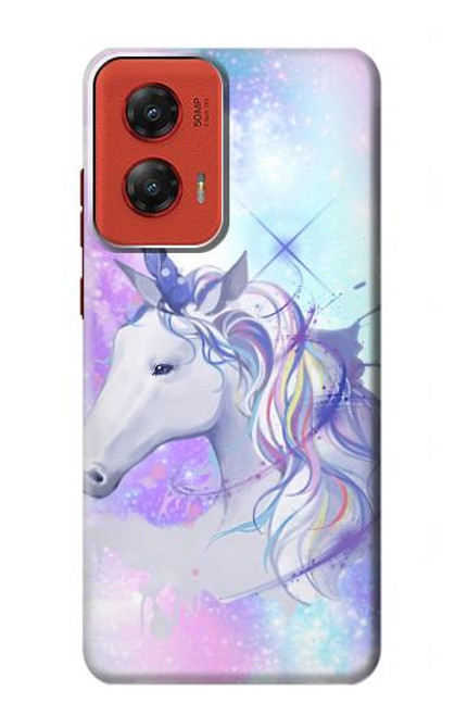 W3375 Licorne Etui Coque Housse et Flip Housse Cuir pour Motorola Moto G Stylus 5G (2024)