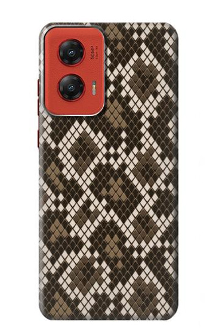 W3389 Seamless Serpent Motif graphique Peau Etui Coque Housse et Flip Housse Cuir pour Motorola Moto G Stylus 5G (2024)