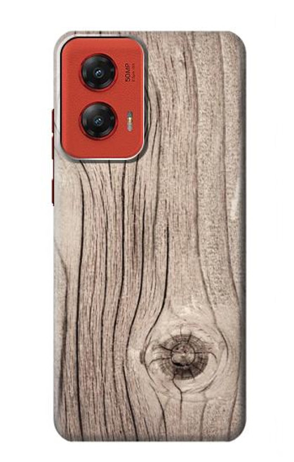 W3822 Graphique de la texture du bois imprimé Etui Coque Housse et Flip Housse Cuir pour Motorola Moto G Stylus 5G (2024)