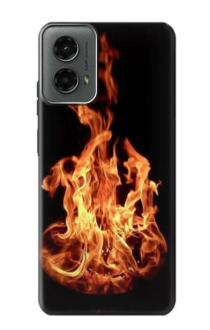 W3379 Cadre d'incendie Etui Coque Housse et Flip Housse Cuir pour Motorola Moto G 5G (2024)