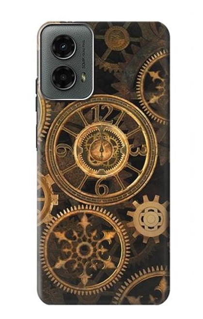 W3442 vitesse d'horloge Etui Coque Housse et Flip Housse Cuir pour Motorola Moto G 5G (2024)