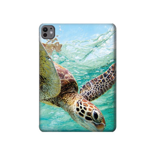 W1377 Océan tortue de mer Tablet Etui Coque Housse pour iPad Pro 11 (2024)