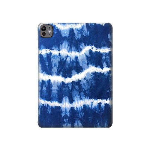 W3671 Tie Dye bleu Tablet Etui Coque Housse pour iPad Pro 11 (2024)