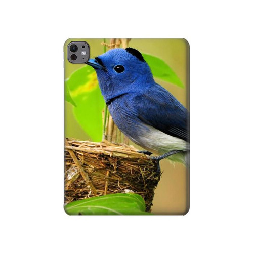 W3839 Oiseau bleu du bonheur Oiseau bleu Tablet Etui Coque Housse pour iPad Pro 11 (2024)