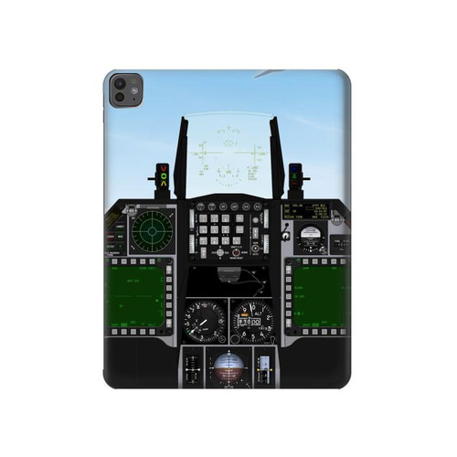 W3933 Avion de chasse OVNI Tablet Etui Coque Housse pour iPad Pro 13 (2024)