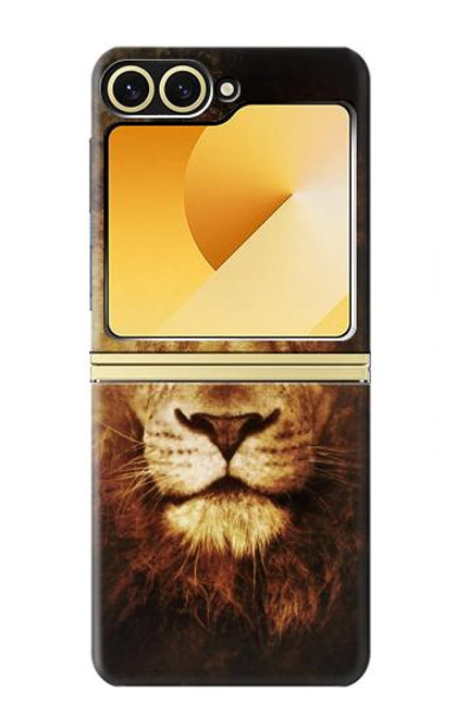 W3182 Lion Etui Coque Housse et Flip Housse Cuir pour Samsung Galaxy Z Flip 6