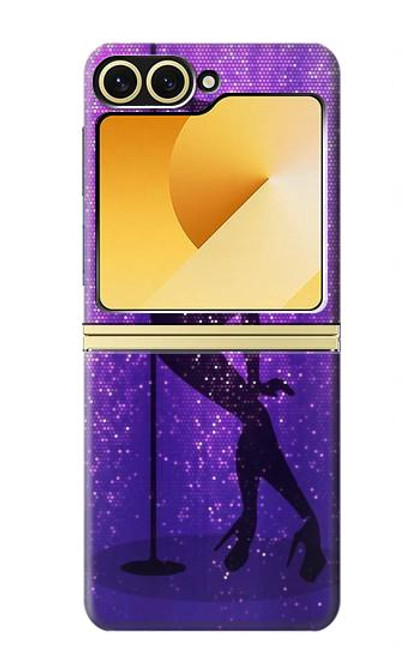 W3400 Pole Dance Etui Coque Housse et Flip Housse Cuir pour Samsung Galaxy Z Flip 6