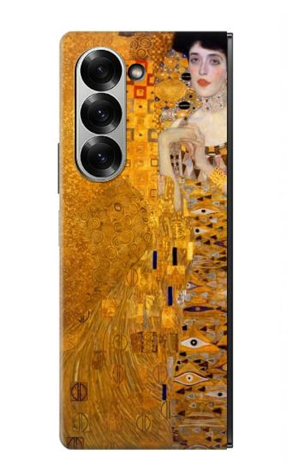 W3332 Gustav Klimt Adele Bloch Bauer Etui Coque Housse et Flip Housse Cuir pour Samsung Galaxy Z Fold 6