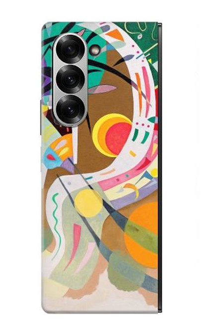 W3346 Vasily Kandinsky Guggenheim Etui Coque Housse et Flip Housse Cuir pour Samsung Galaxy Z Fold 6