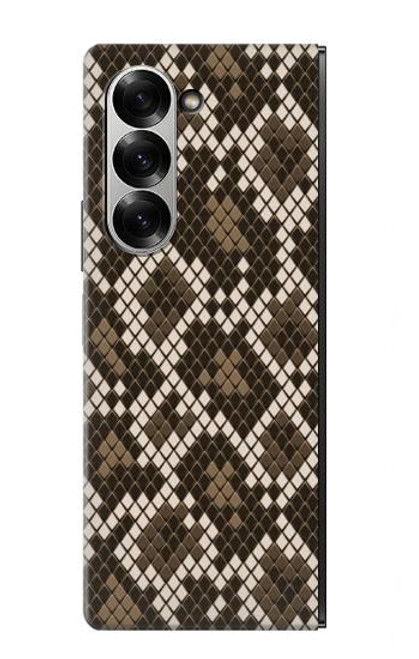 W3389 Seamless Serpent Motif graphique Peau Etui Coque Housse et Flip Housse Cuir pour Samsung Galaxy Z Fold 6