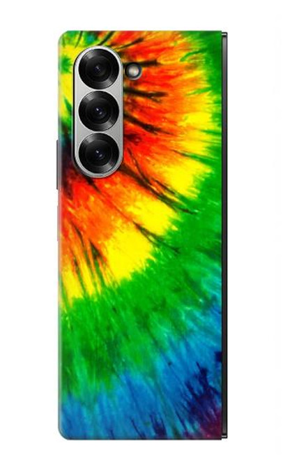 W3422 tie Dye Etui Coque Housse et Flip Housse Cuir pour Samsung Galaxy Z Fold 6