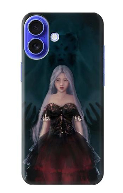 W3847 Lilith Devil Bride Gothique Fille Crâne Grim Reaper Etui Coque Housse et Flip Housse Cuir pour iPhone 16