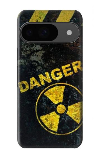 W3891 Risque nucléaire Danger Etui Coque Housse et Flip Housse Cuir pour Google Pixel 9