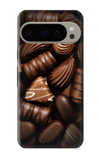 W3840 Amateurs de chocolat au lait au chocolat noir Etui Coque Housse et Flip Housse Cuir pour Google Pixel 9 Pro