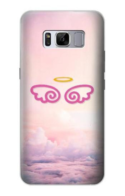 W2514 Ailes Ange mignon Etui Coque Housse et Flip Housse Cuir pour Samsung Galaxy S8 Plus