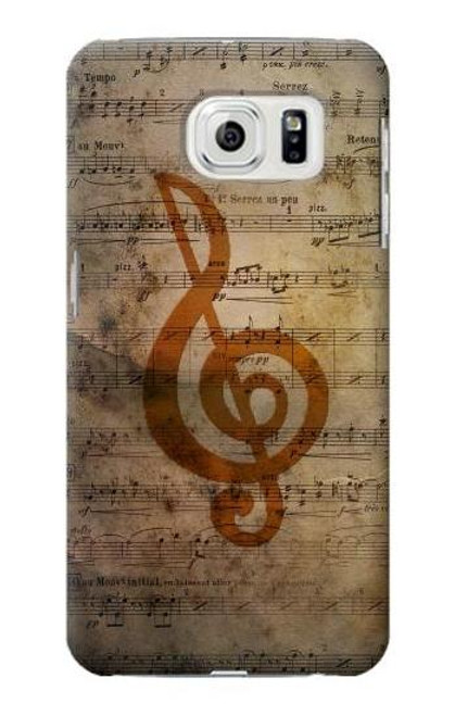 W2368 Note de musique Etui Coque Housse et Flip Housse Cuir pour Samsung Galaxy S7 Edge