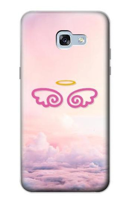 W2514 Ailes Ange mignon Etui Coque Housse et Flip Housse Cuir pour Samsung Galaxy A5 (2017)