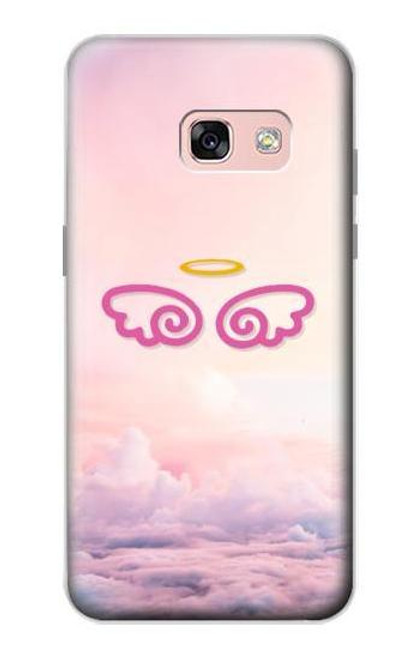 W2514 Ailes Ange mignon Etui Coque Housse et Flip Housse Cuir pour Samsung Galaxy A3 (2017)