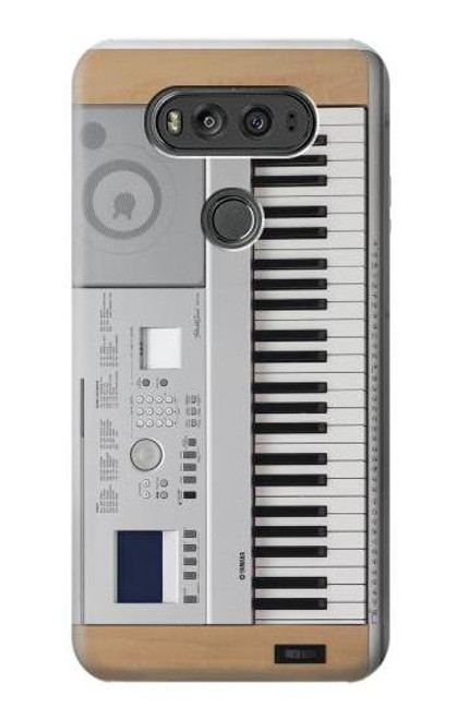 W0891 Clavier numérique Piano Etui Coque Housse et Flip Housse Cuir pour LG V20