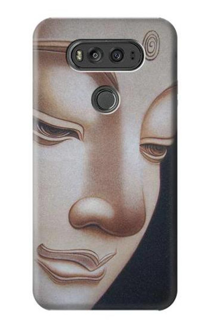 W1255 Visage du Bouddha Etui Coque Housse et Flip Housse Cuir pour LG V20