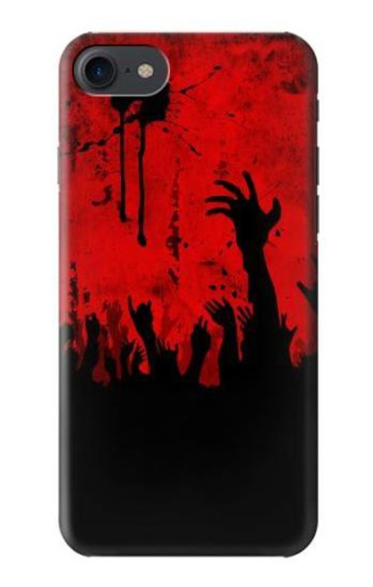 W2458 Zombie main Etui Coque Housse et Flip Housse Cuir pour iPhone 7, iPhone 8, iPhone SE (2020) (2022)