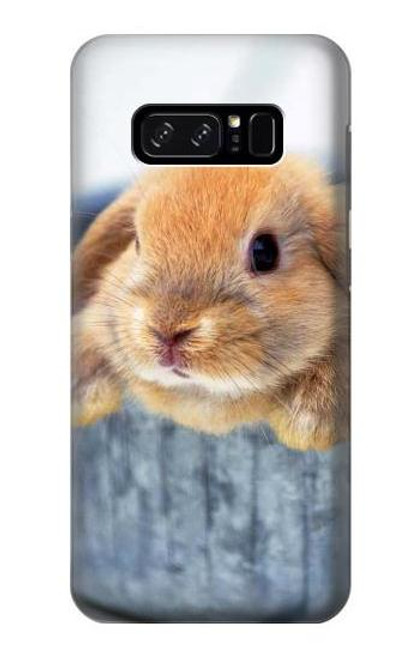 W0242 Lapin mignon Etui Coque Housse et Flip Housse Cuir pour Note 8 Samsung Galaxy Note8