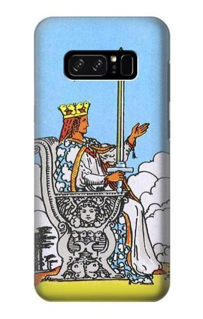 W3068 Carte de tarot Reine des épées Etui Coque Housse et Flip Housse Cuir pour Note 8 Samsung Galaxy Note8