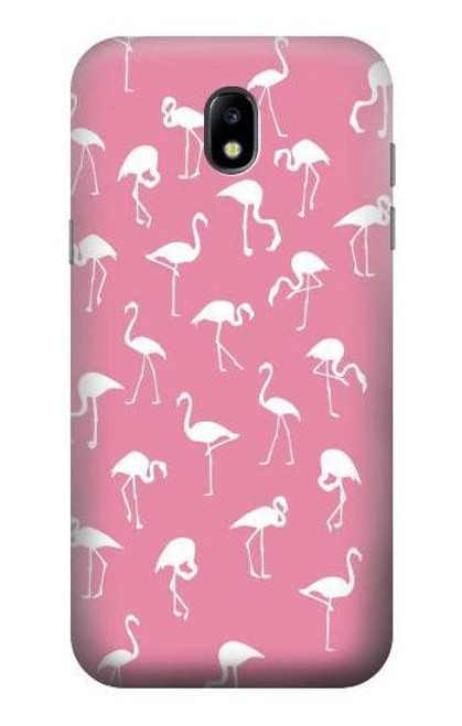 W2858 Motif Flamant rose Etui Coque Housse et Flip Housse Cuir pour Samsung Galaxy J5 (2017) EU Version