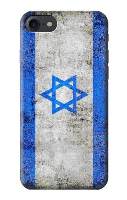 W2614 Israël Vieux Drapeau Etui Coque Housse et Flip Housse Cuir pour iPhone 7, iPhone 8, iPhone SE (2020) (2022)