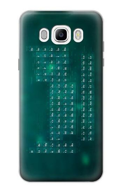 W0846 Chimie Tableau périodique Etui Coque Housse et Flip Housse Cuir pour Samsung Galaxy J7 (2016)