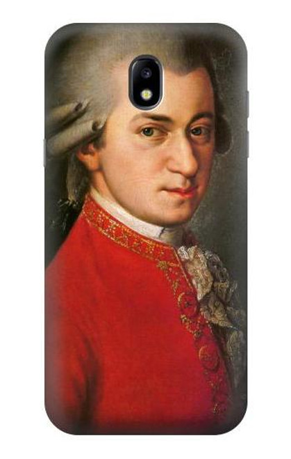 W0492 Mozart Etui Coque Housse et Flip Housse Cuir pour Samsung Galaxy J5 (2017) EU Version