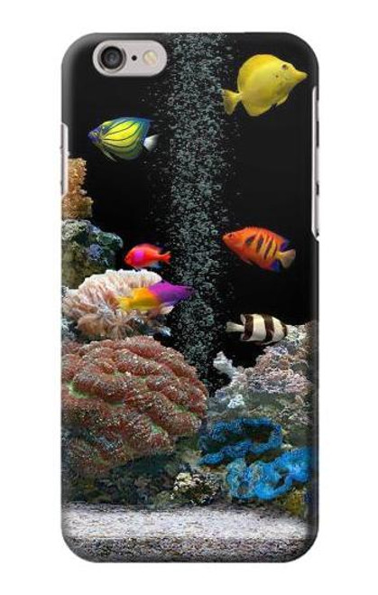 W0226 L'aquarium Etui Coque Housse et Flip Housse Cuir pour iPhone 6 6S