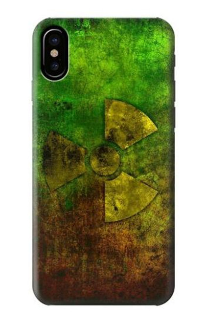 W3202 Symbole de danger radioactif nucléaire Etui Coque Housse et Flip Housse Cuir pour iPhone 7, iPhone 8, iPhone SE (2020) (2022)