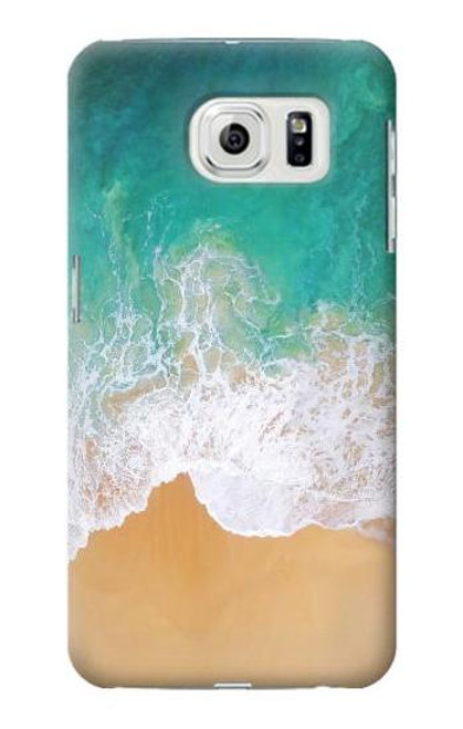 W3150 Mer Plage Etui Coque Housse et Flip Housse Cuir pour Samsung Galaxy S7 Edge