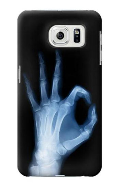 W3239 X-Ray Geste de la main OK Etui Coque Housse et Flip Housse Cuir pour Samsung Galaxy S7 Edge