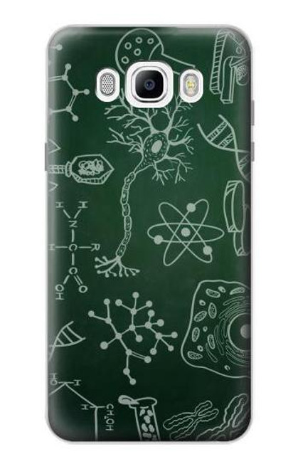 W3211 Sciences Conseil Vert Etui Coque Housse et Flip Housse Cuir pour Samsung Galaxy J7 (2016)