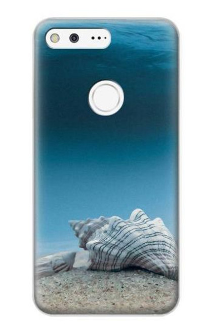 W3213 Coquilles de mer sous la mer Etui Coque Housse et Flip Housse Cuir pour Google Pixel XL