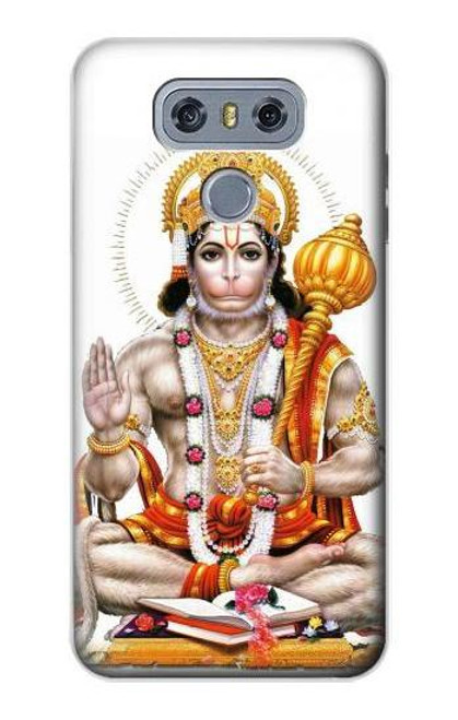 W3186 Hanuman Chalisa Hindi Hindu Etui Coque Housse et Flip Housse Cuir pour LG G6