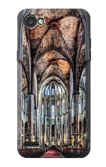 W3210 Santa Maria Del Mar Cathedral Etui Coque Housse et Flip Housse Cuir pour LG Q6